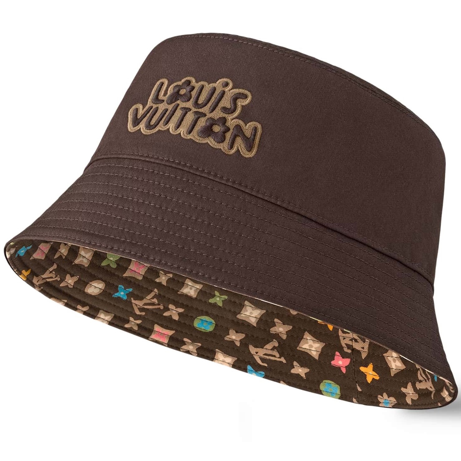 Mũ LV Hai Mặt Louis Vuitton Monogram Craggy Reversible Bucket Hat 1