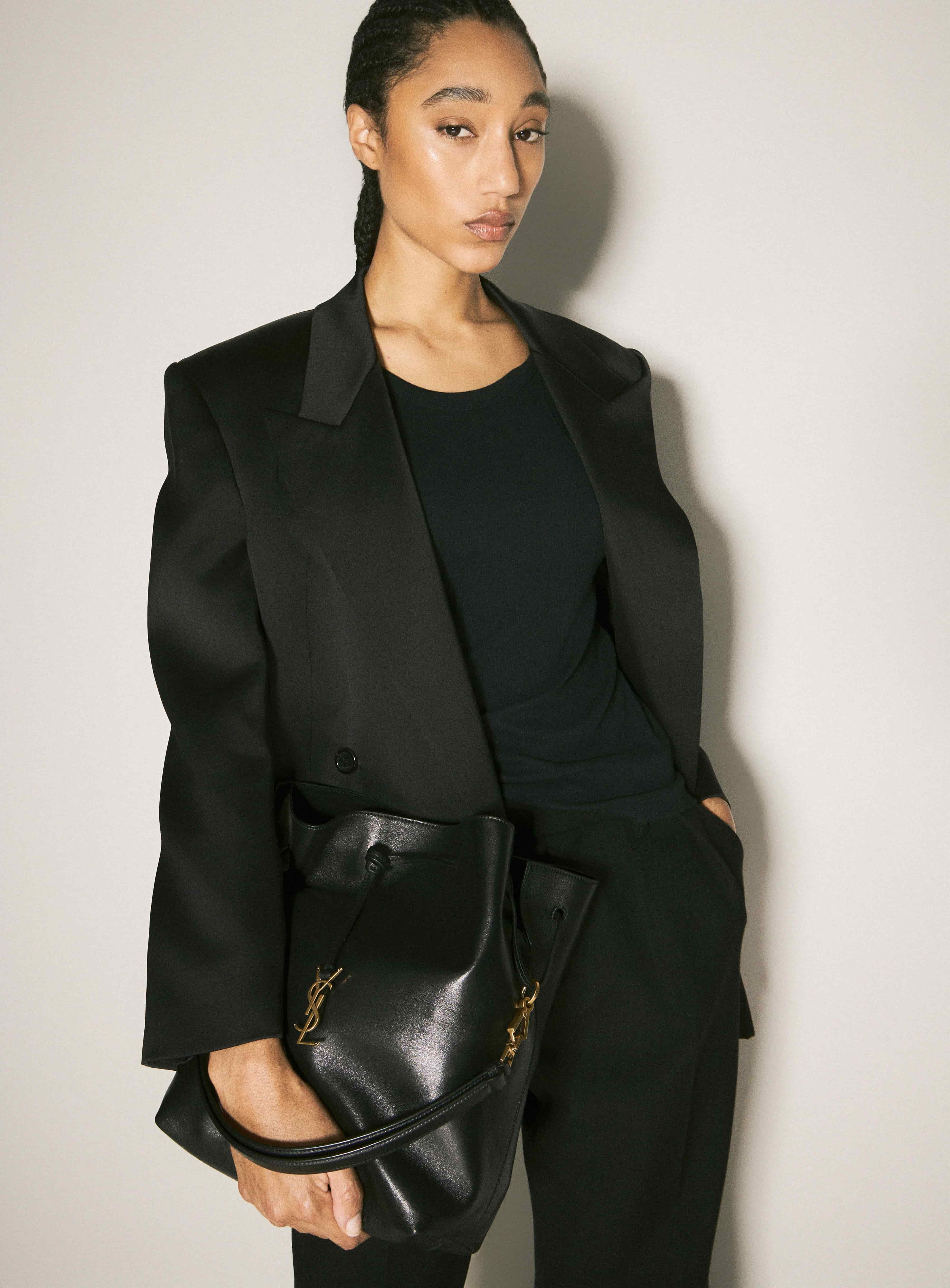Túi YSL Saint Laurent Paris VII Pochon Shoulder Bag 7