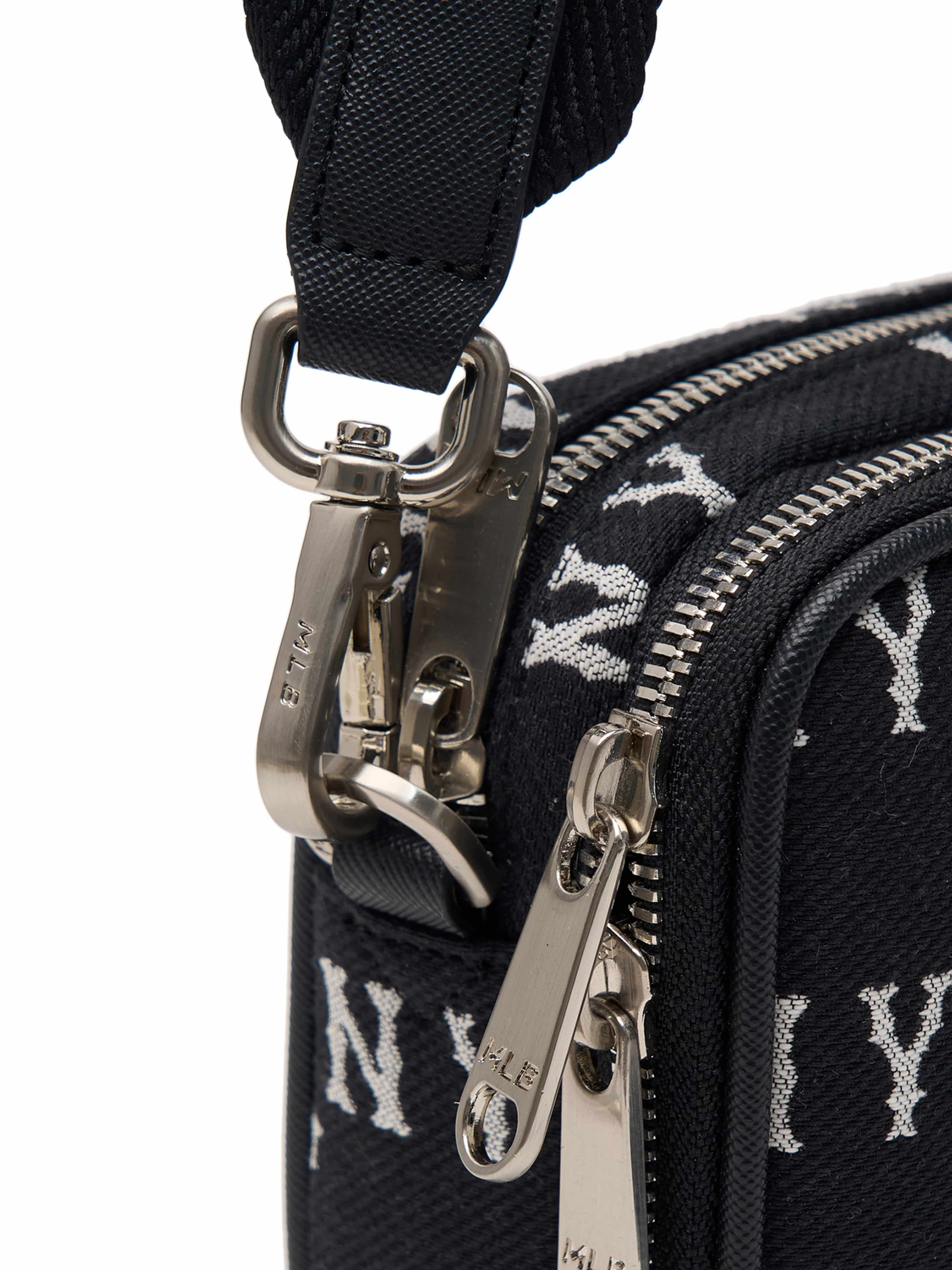 Túi Đeo Chéo MLB Mini Monogram Jacquard New York Yankees 3ACRS014N-50BKS 6