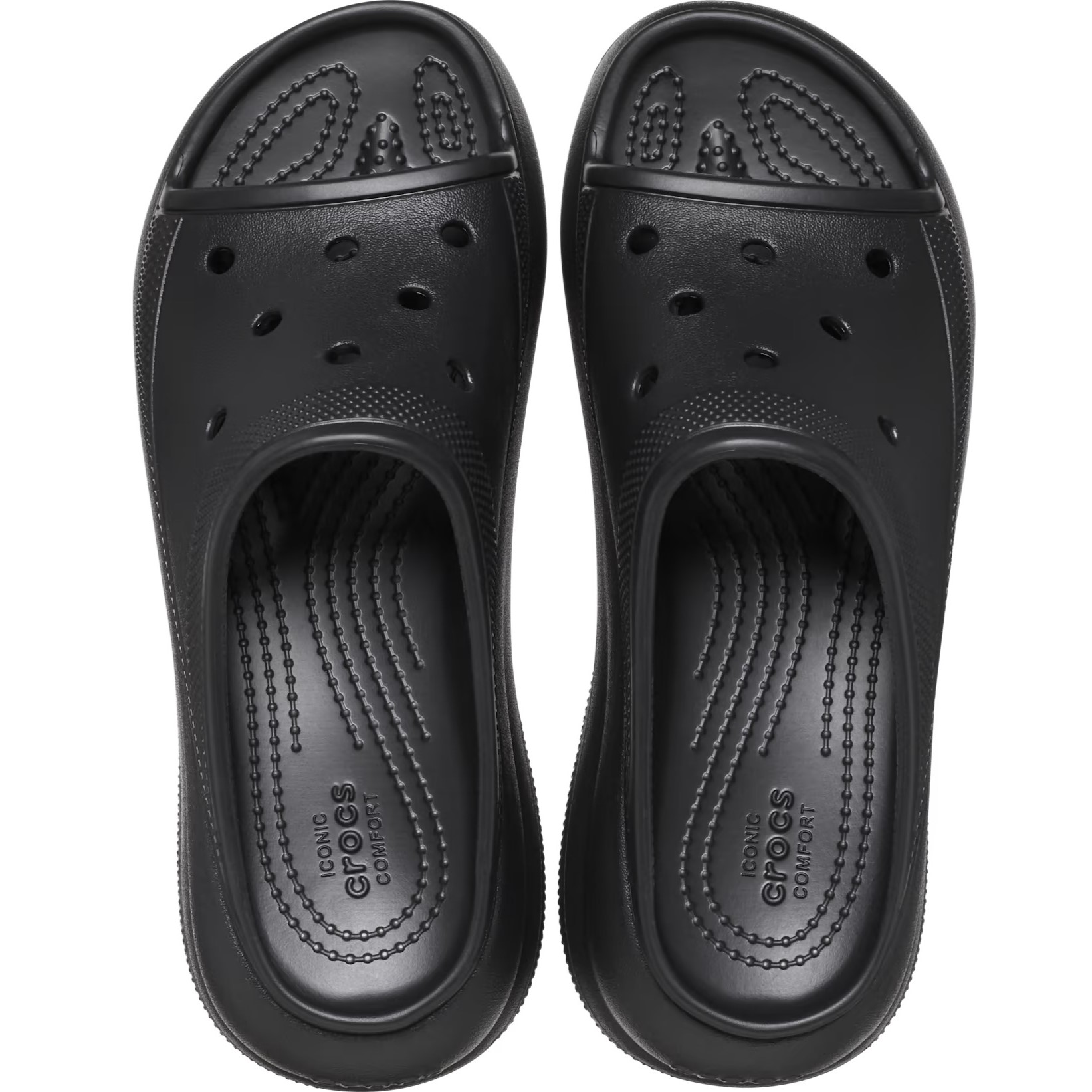Dép Quai Ngang Crocs Classic Crush Slide Black 208731 4