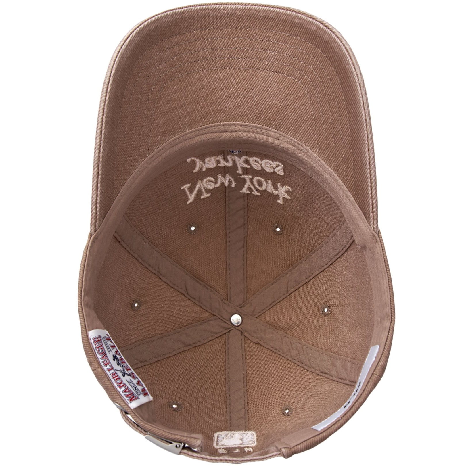 Nón MLB New York Yankees Varsity Lettering Washed Unstructured Ball Cap Beige 3ACPVV04N-50BGD 2