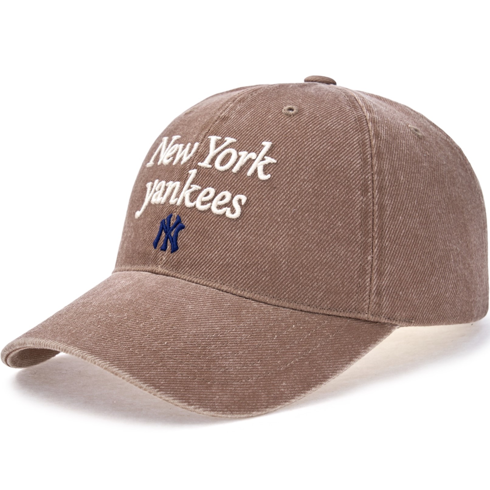 Nón MLB New York Yankees Varsity Lettering Washed Unstructured Ball Cap Beige 3ACPVV04N-50BGD 4