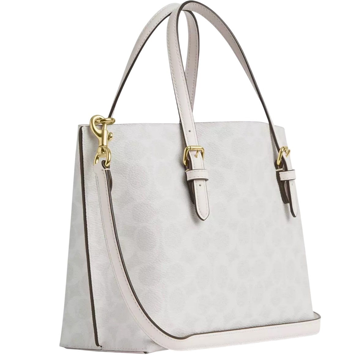 Túi Coach x Peanuts Molly Tote Bag 25 Snoopy Signature Canvas CBJ87 6