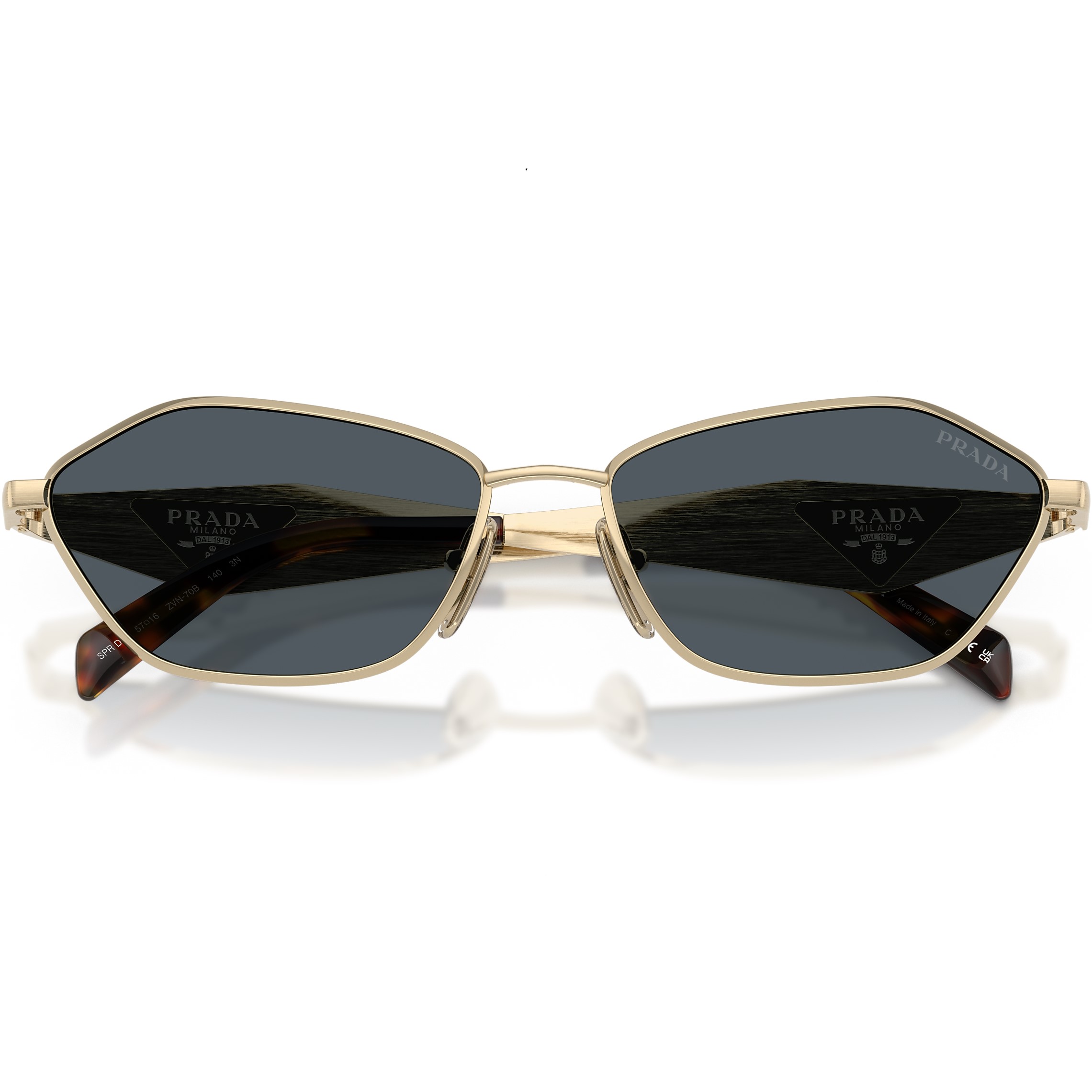 Mắt kính Prada Frame Gold Lenses Grey PR D50S 7