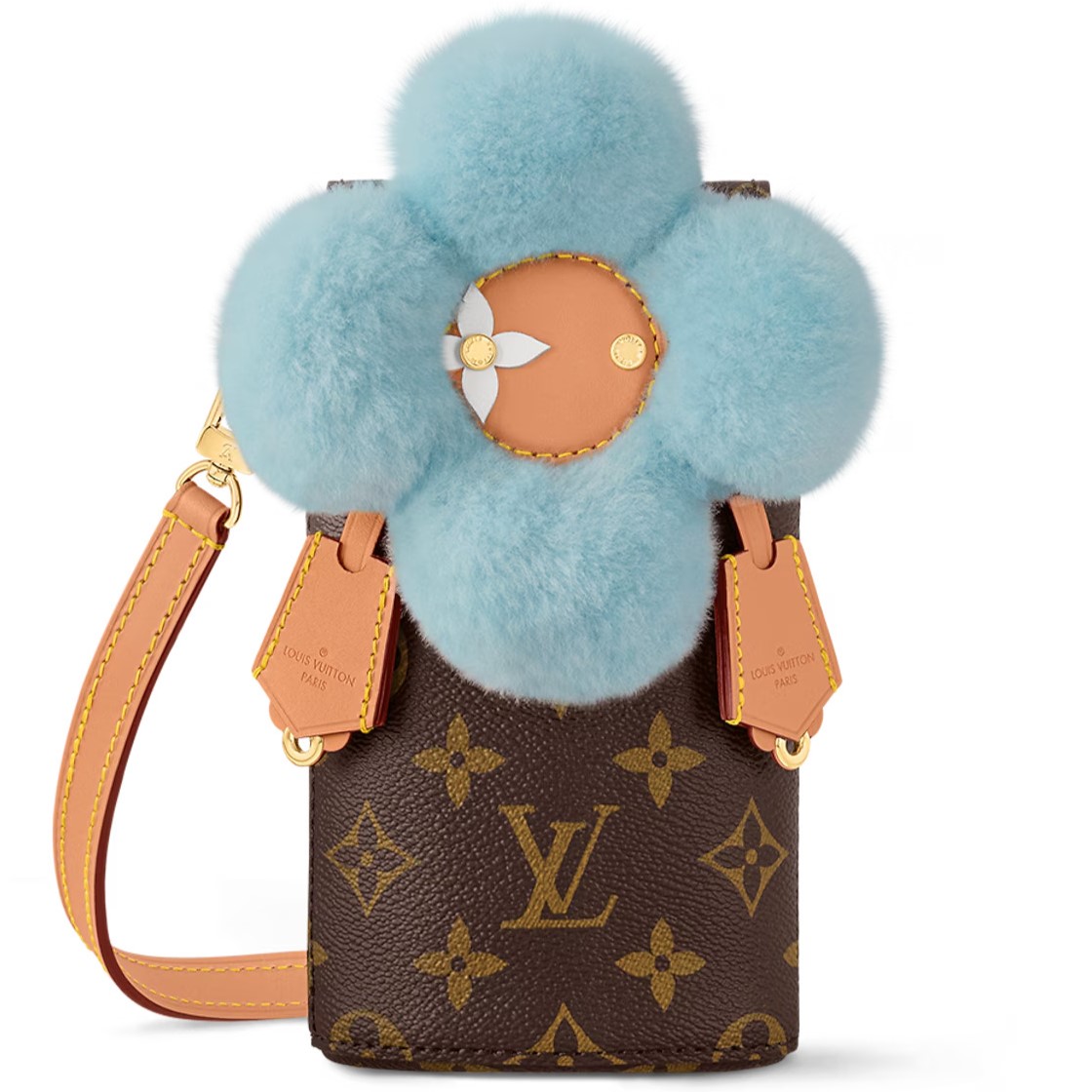 Túi Louis Vuitton LV Xmas Vivienne Phone Pouch Monogram Azure Frost M12269 2
