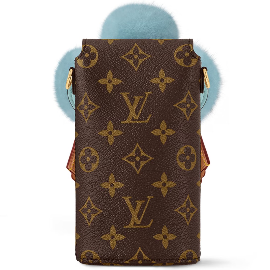 Túi Louis Vuitton LV Xmas Vivienne Phone Pouch Monogram Azure Frost M12269 3