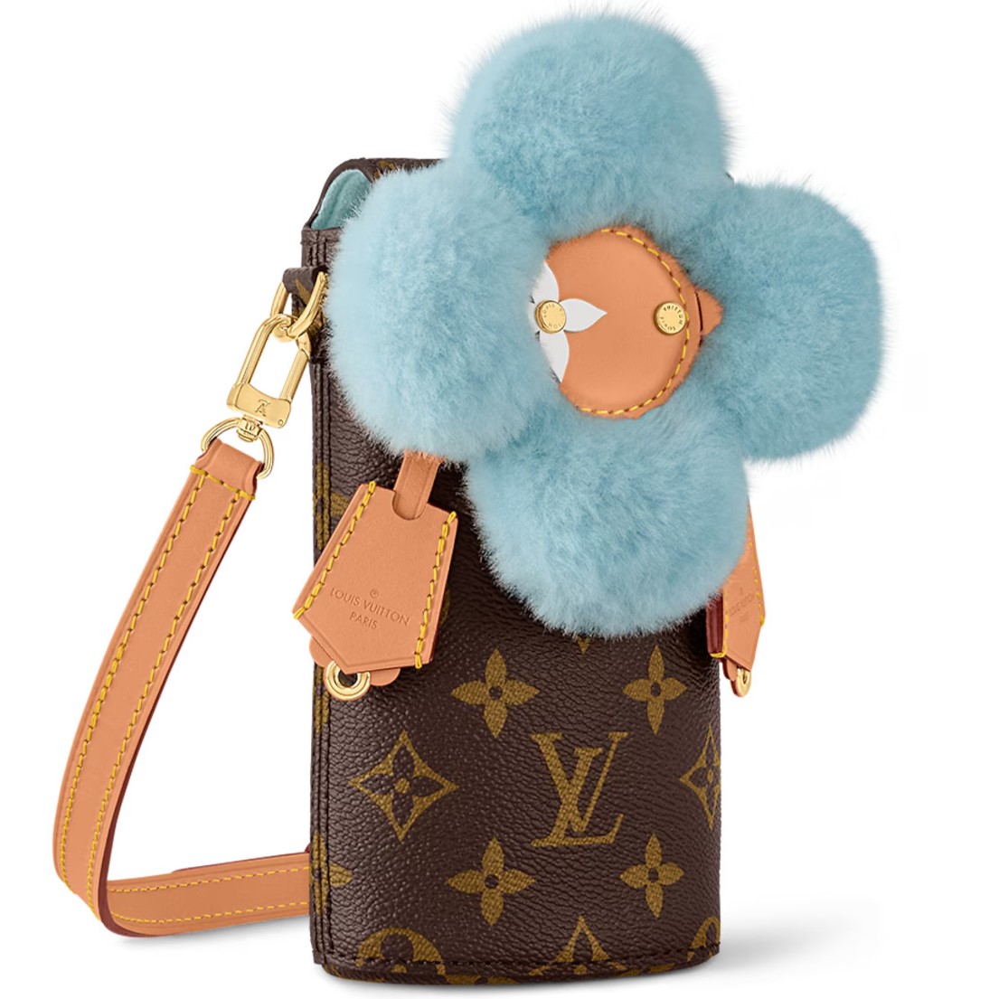 Túi Louis Vuitton LV Xmas Vivienne Phone Pouch Monogram Azure Frost M12269 1
