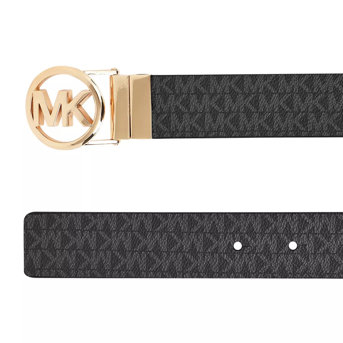 Dây nịt Michael Kors Round Logo Reversible Signature Logo Belt 6