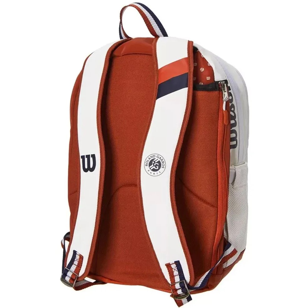 Balo Pickleball Wilson Roland Garros Tour Backpack White 9