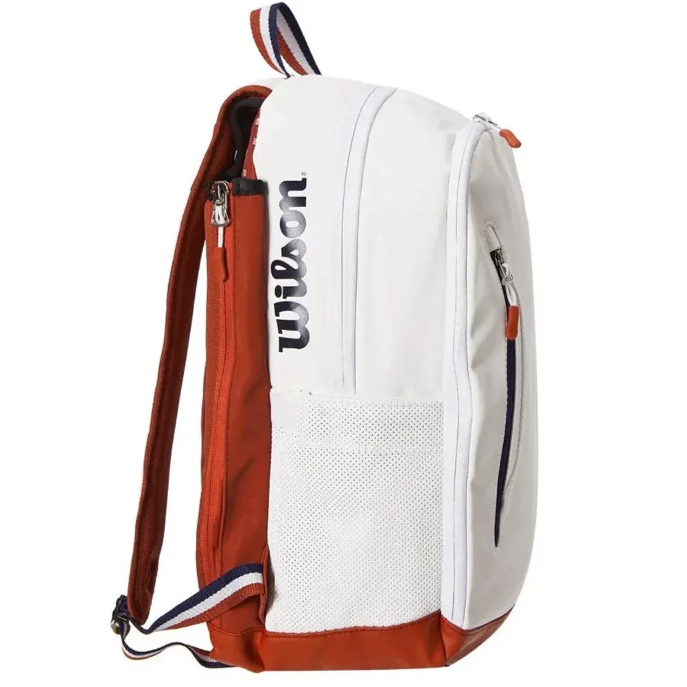 Balo Pickleball Wilson Roland Garros Tour Backpack White 8