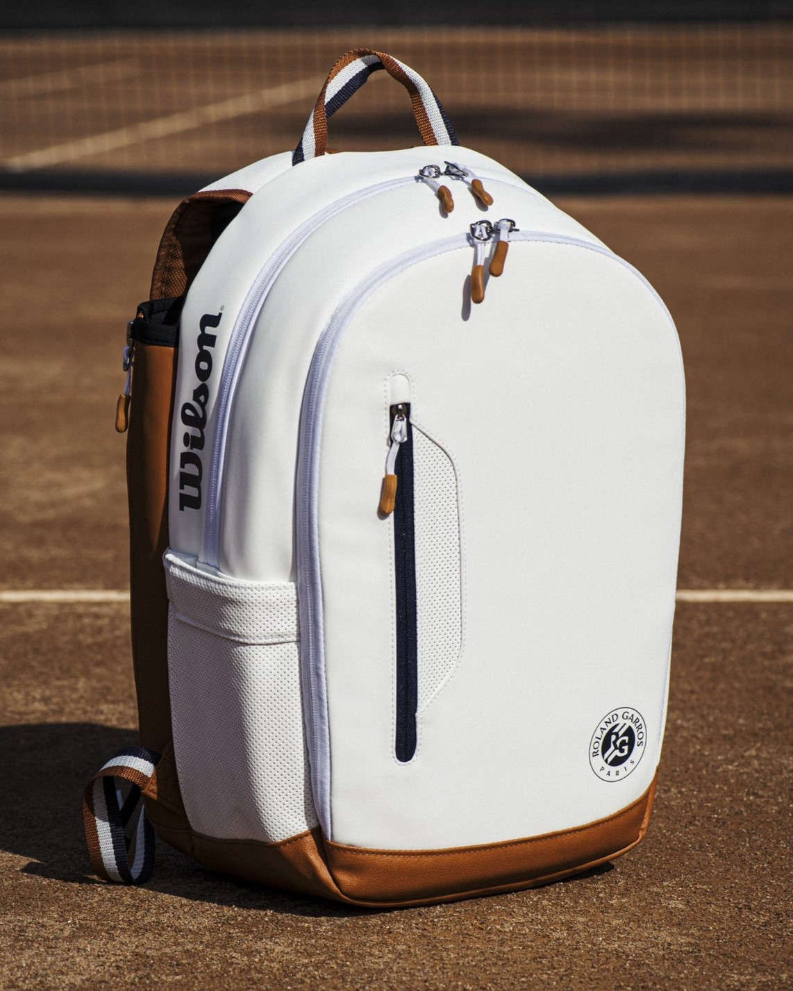 Balo Pickleball Wilson Roland Garros Tour Backpack White 12
