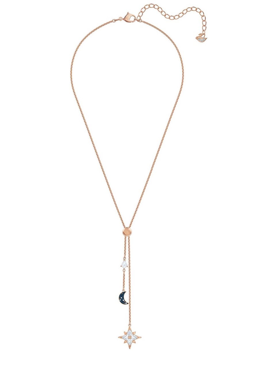 DÂY CHUYỀN SWAROVSKI SYMBOLIC Y NECKLACE MULTI-COLORED ROSE-GOLD TONE PLATED 5494357 2