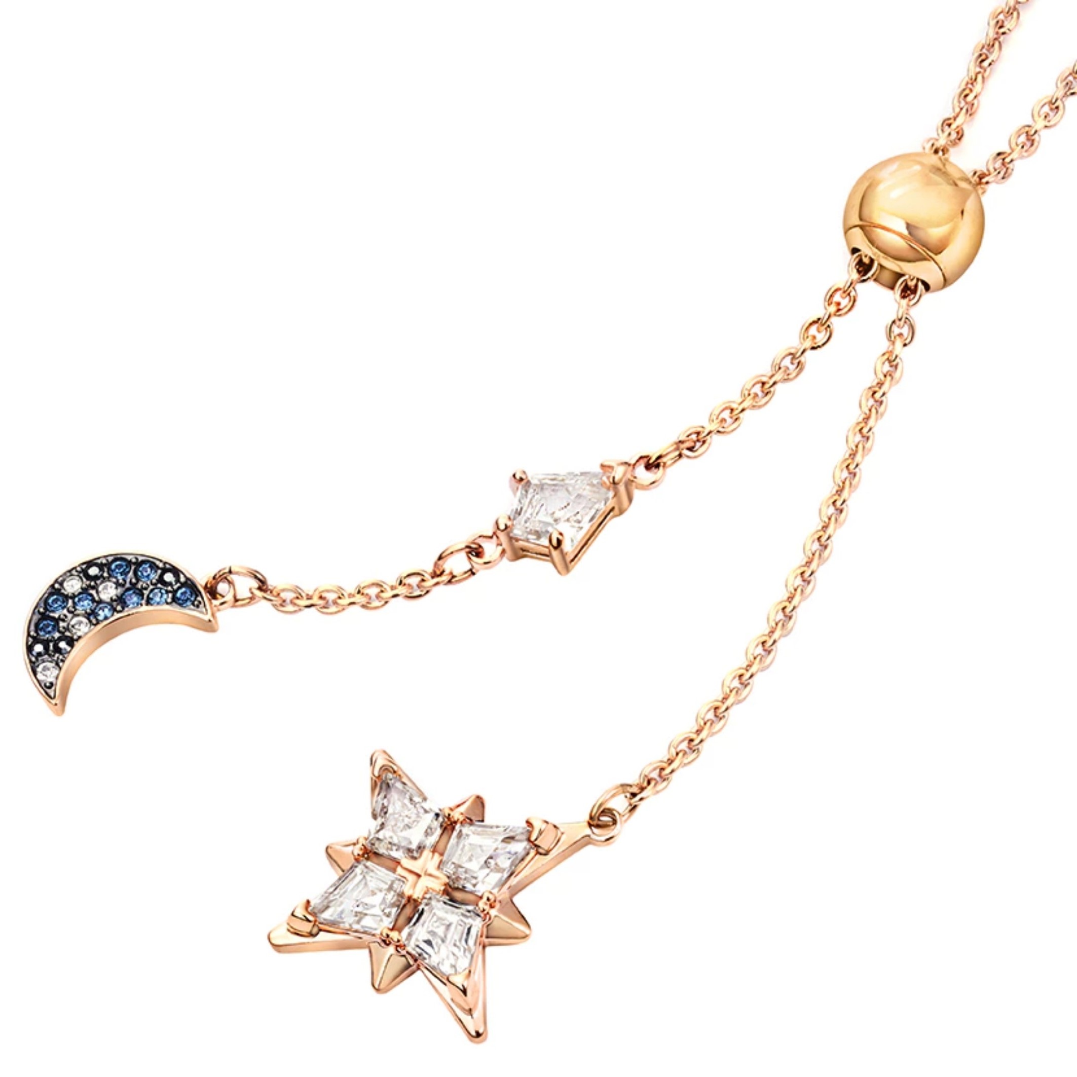 DÂY CHUYỀN SWAROVSKI SYMBOLIC Y NECKLACE MULTI-COLORED ROSE-GOLD TONE PLATED 5494357 5