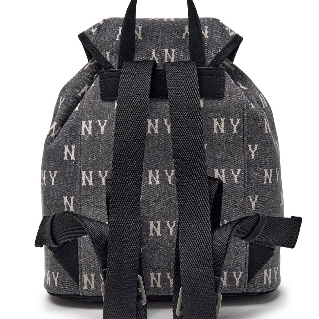 Balo MLB Classic Monogram Vintage Denim Backpack New York Yankees Grey 3ABKM065N-50CGS 7