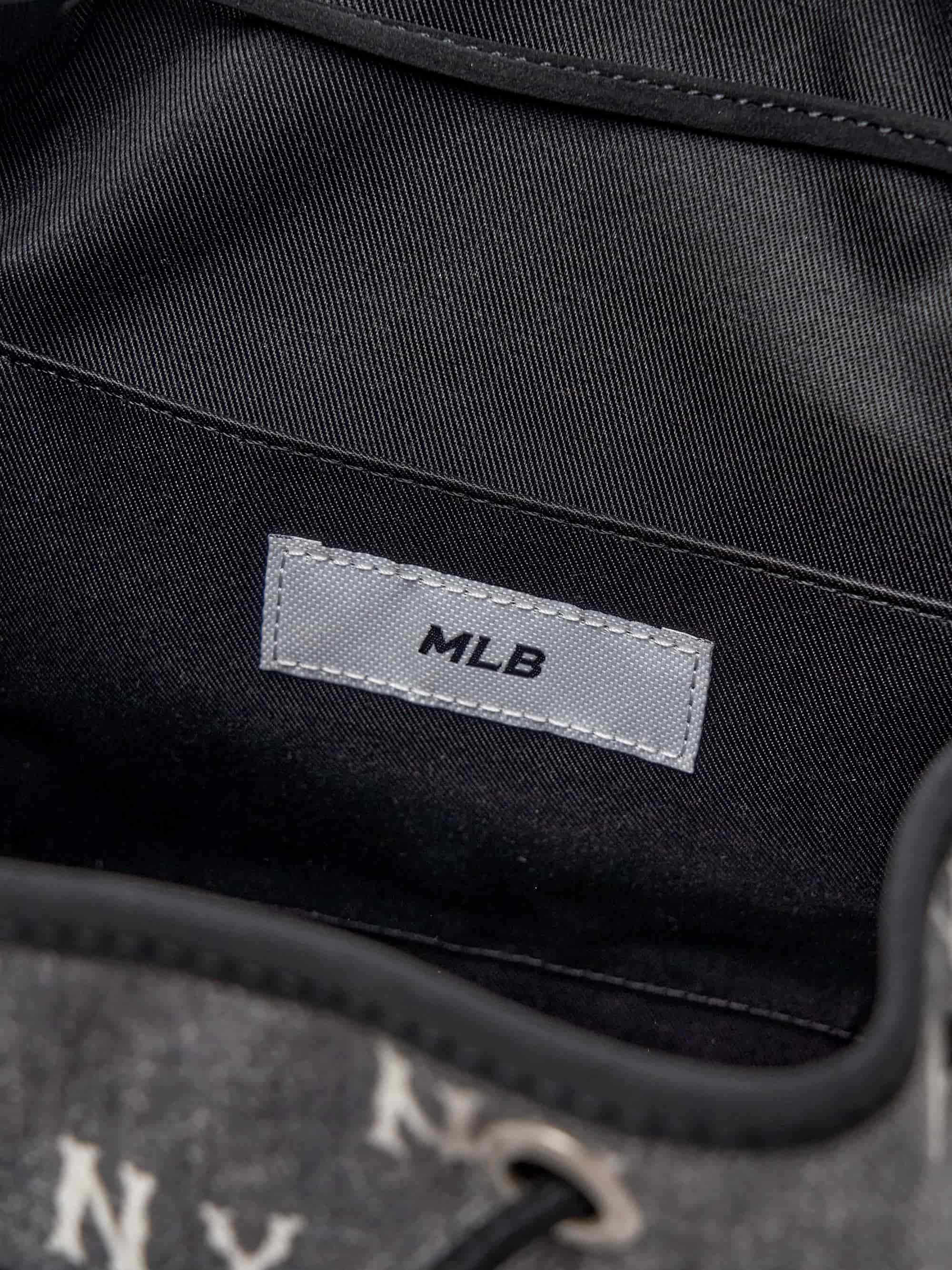 Balo MLB Classic Monogram Vintage Denim Backpack New York Yankees Grey 3ABKM065N-50CGS 5