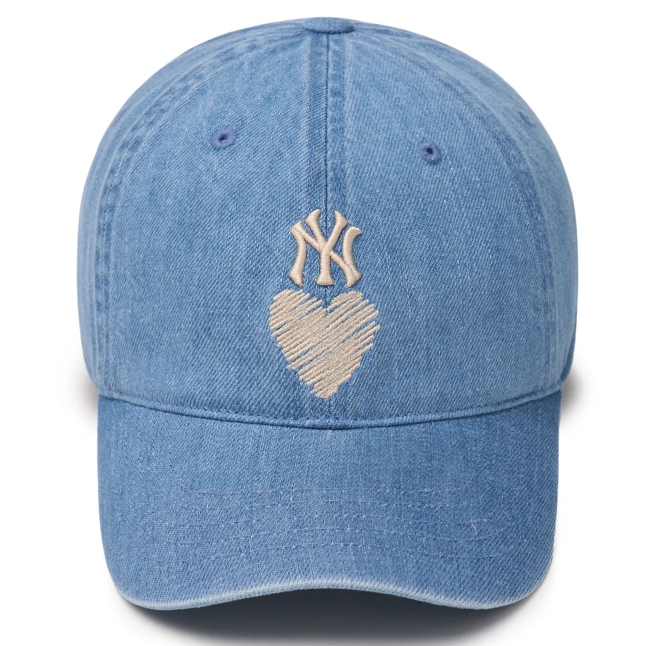 NÓN KẾT MLB NY BLUE DENIM HEART UNSTRUCTURED BALL CAP NEW YORK YANKEES 3ACPH024N-50BLL 8
