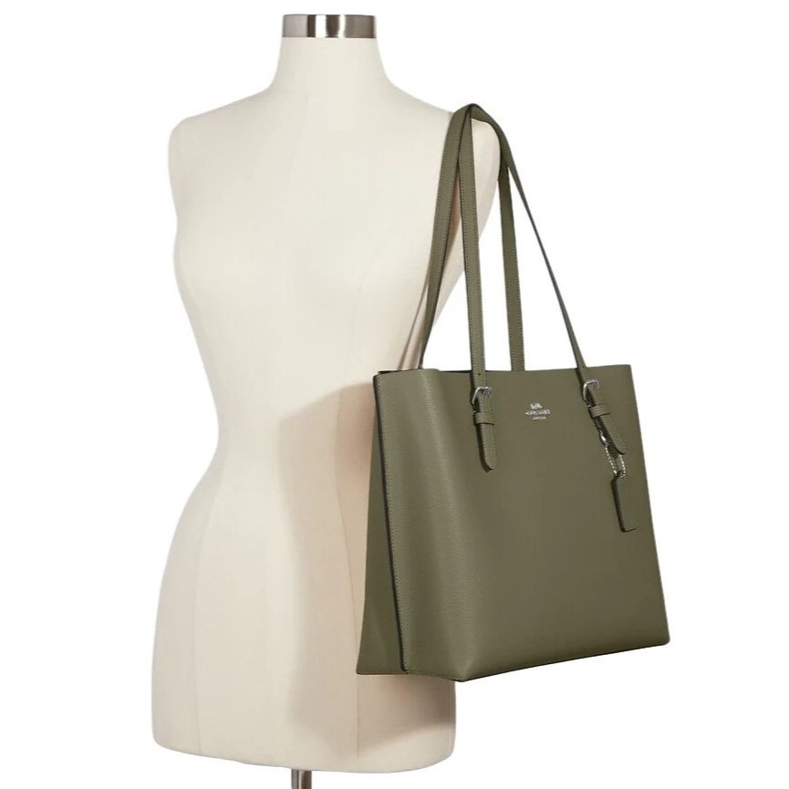Túi Coach nữ Mollie Tote Bag Military Green 1671 1