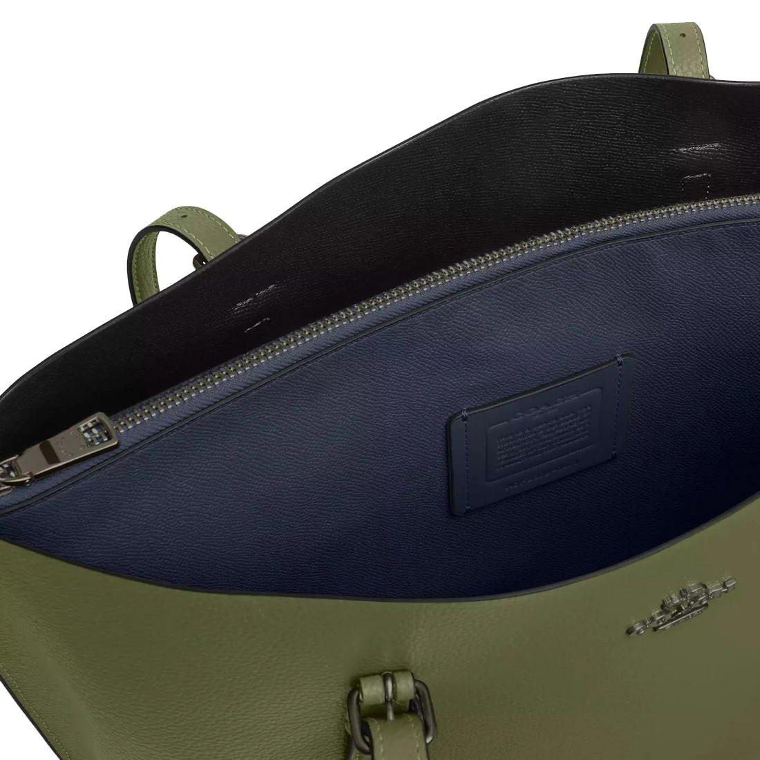 Túi Coach nữ Mollie Tote Bag Military Green 1671 3