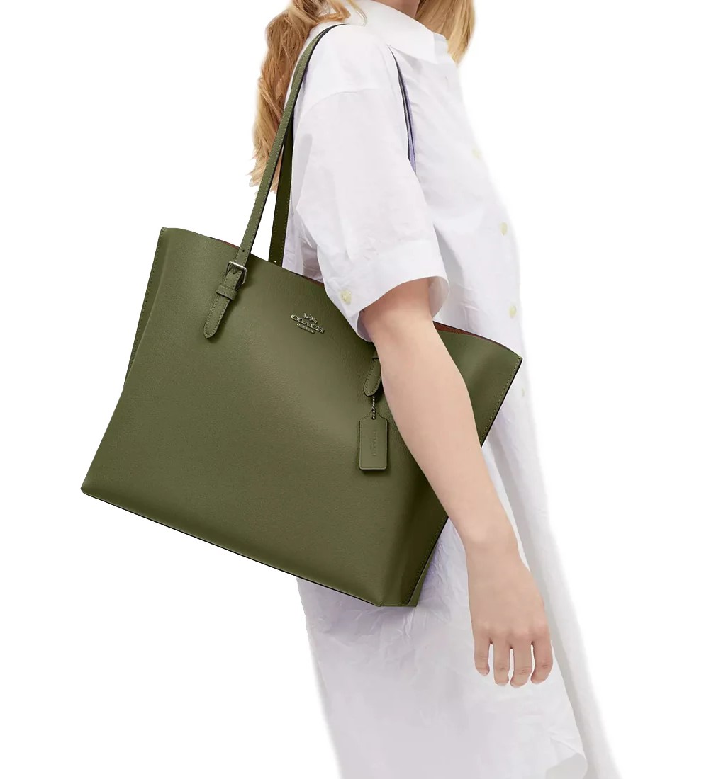 Túi Coach nữ Mollie Tote Bag Military Green 1671 6