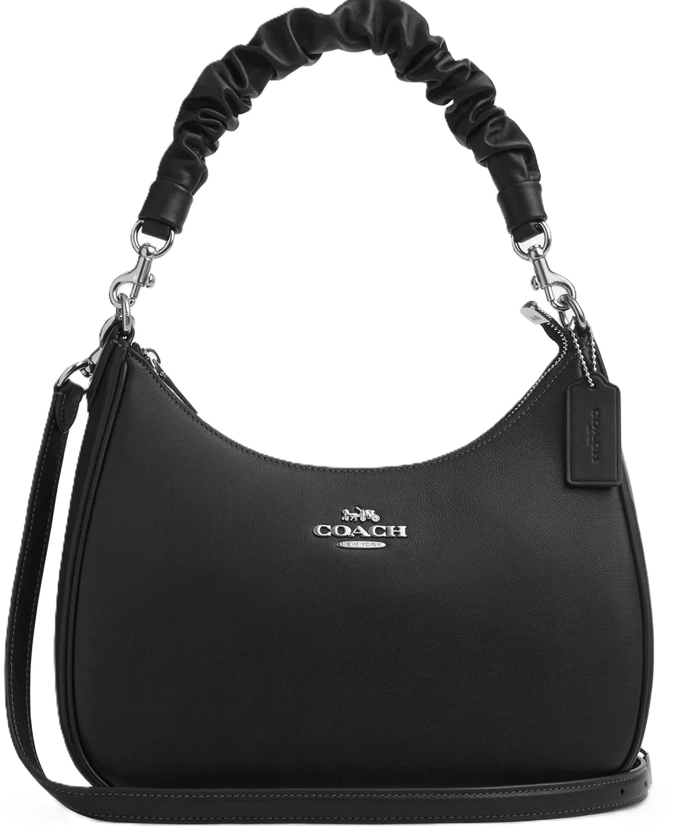 Túi đeo vai nữ Coach Teri Hobo Black CU12 7