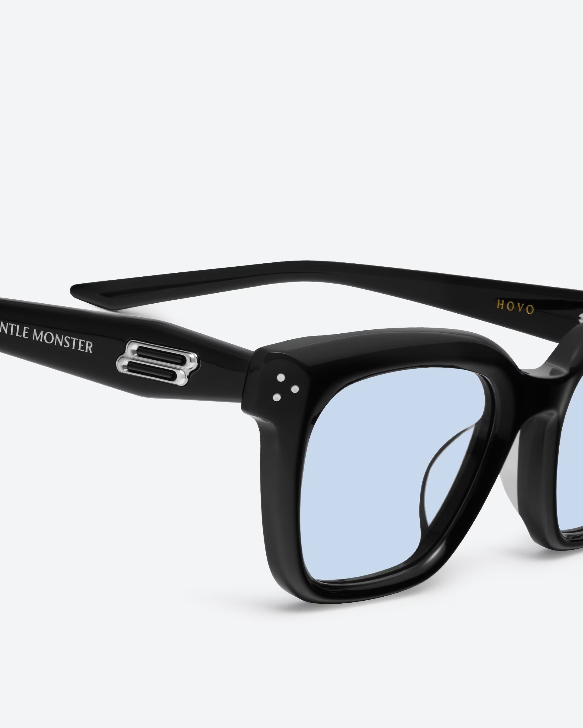 MẮT KÍNH GENTLE MONSTER HOVO 01(B) BLUE LENSES BLACK ACETATE FRAME 7