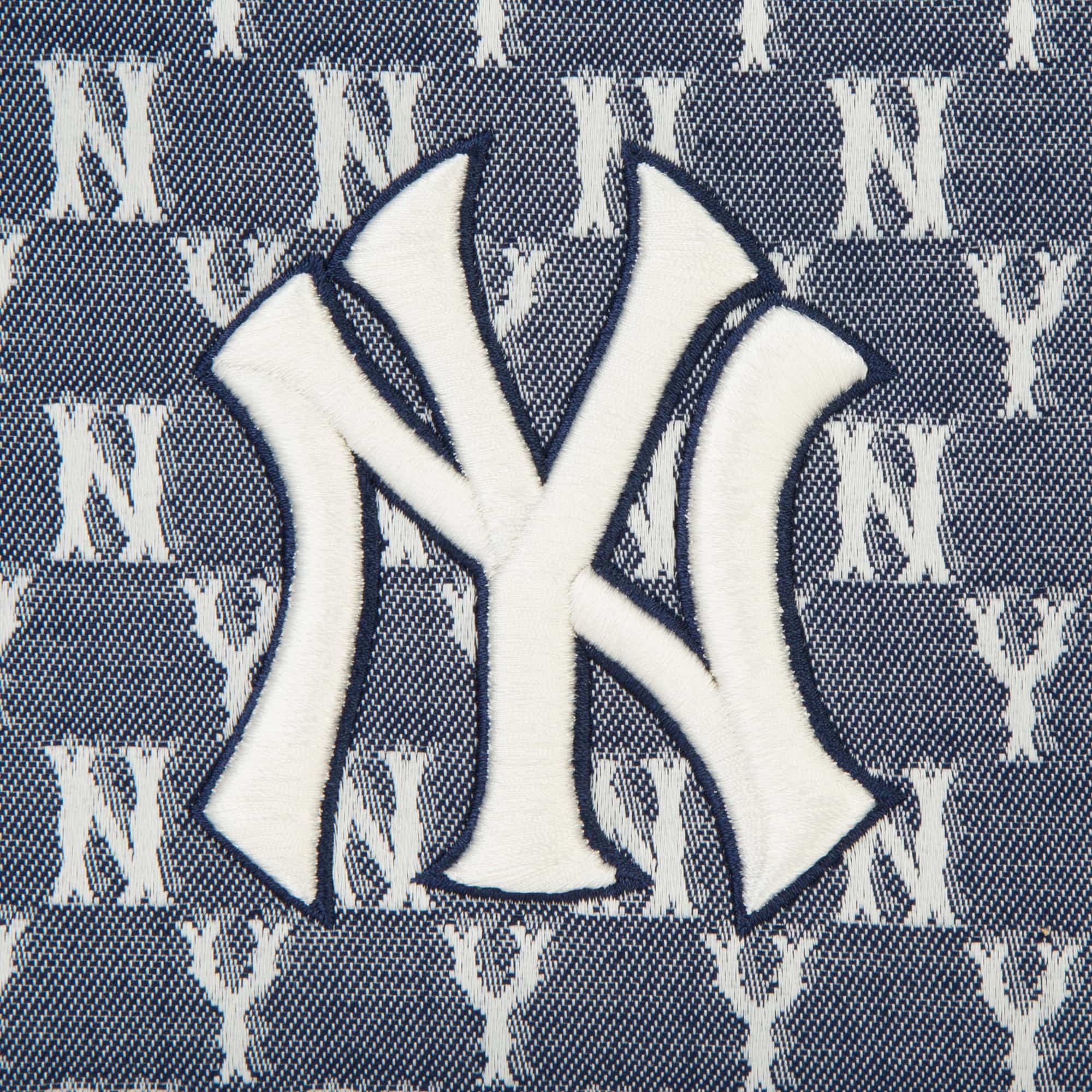 TÚI MLB MONOGRAM JACQUARD CROSSBODY BAG NEW YORK YANKEES BLUE 14