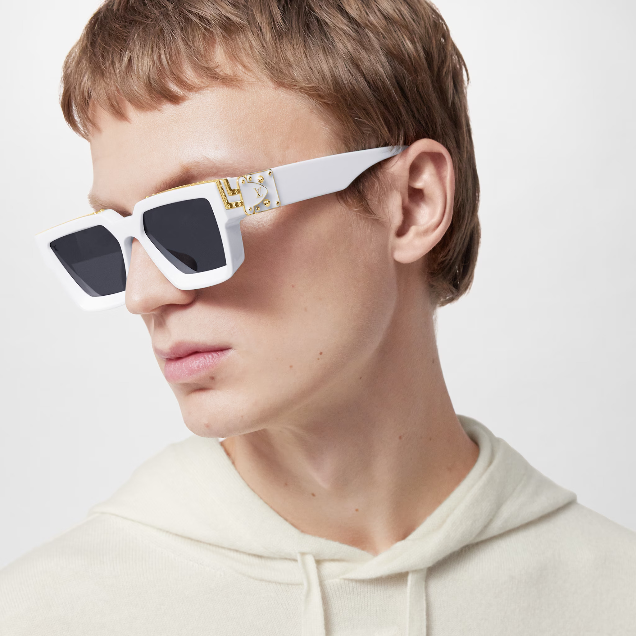 Kính mát Louis Vuitton White Z1165W 1.1 Millionaires Square Sunglasses