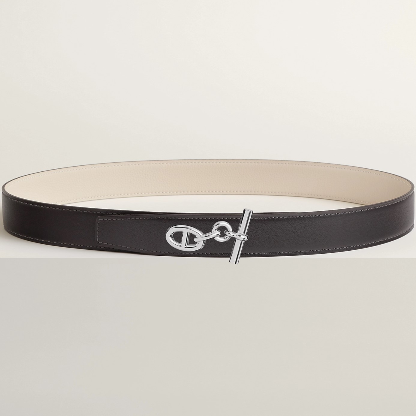 Thắt lưng Hermes Yachting Belt Buckle Reversible Leather Strap 32 mm 2