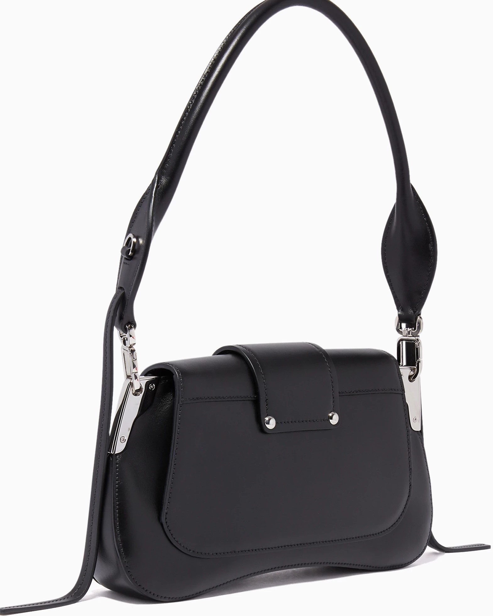 TÚI ĐEO VAI PRADA BLACK SIDONIE LEATHER SHOULDER BAG MÀU ĐEN 2