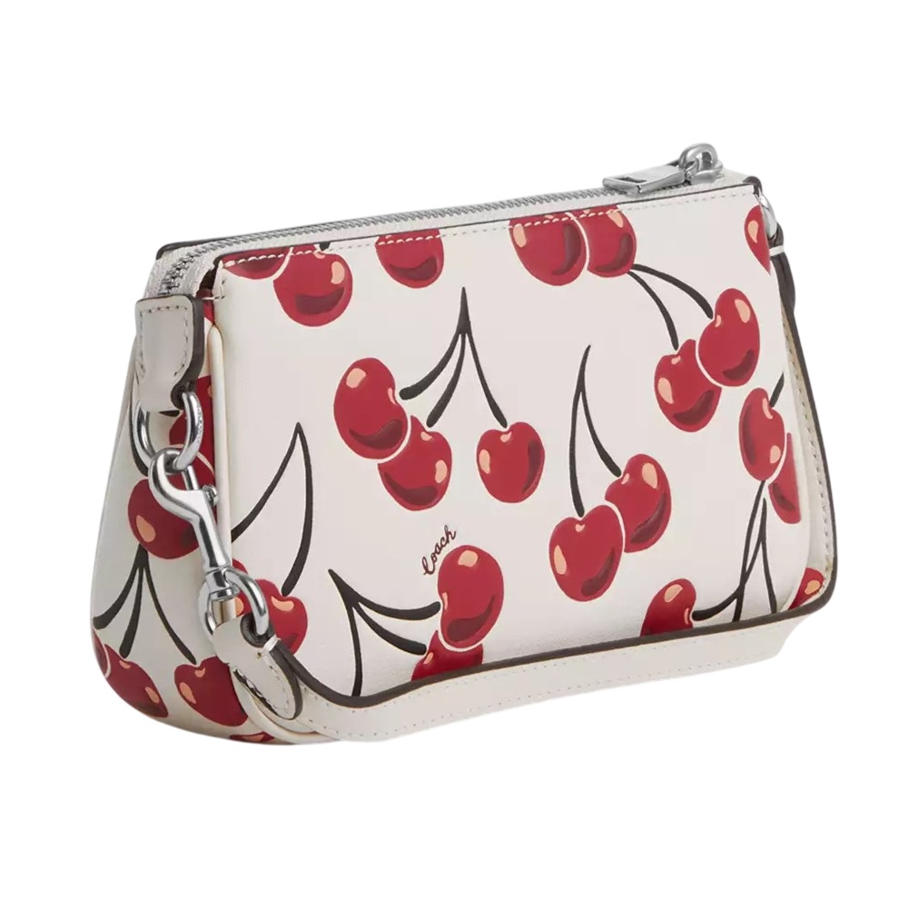 Túi kẹp nách Coach Nolita 19 With Cherry Print Chalk Multi CZ012 3
