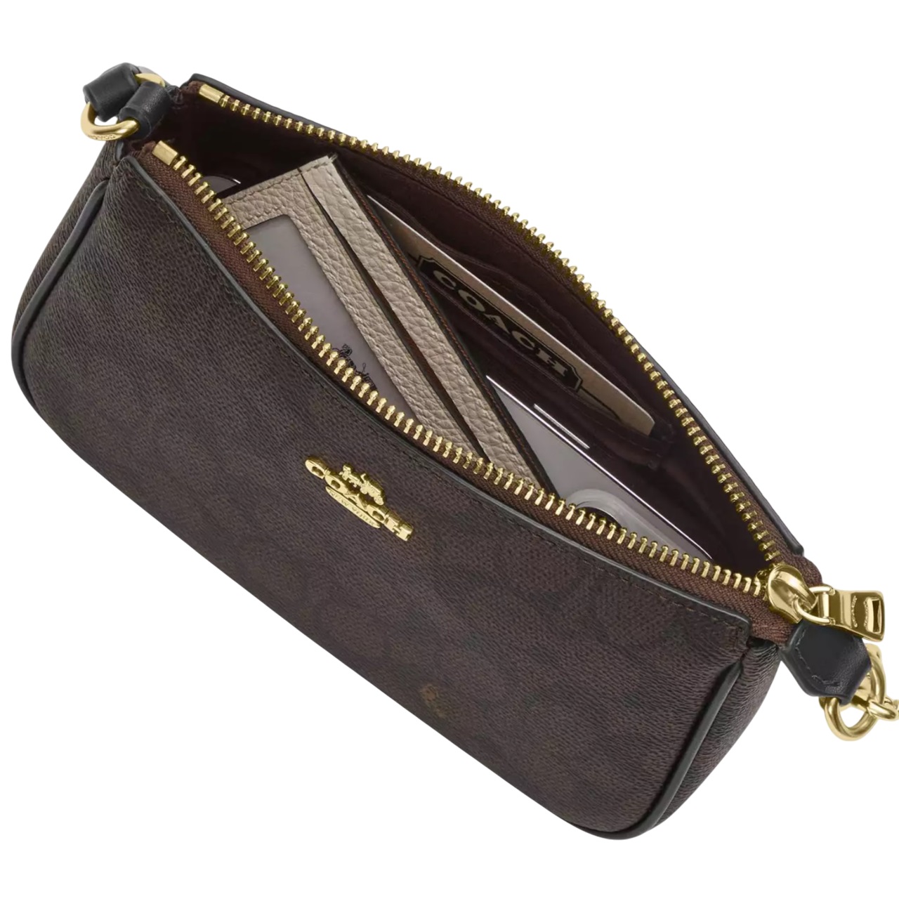 Túi kẹp nách Coach Nolita 19 With Cherry Print Chalk Multi CZ012 4