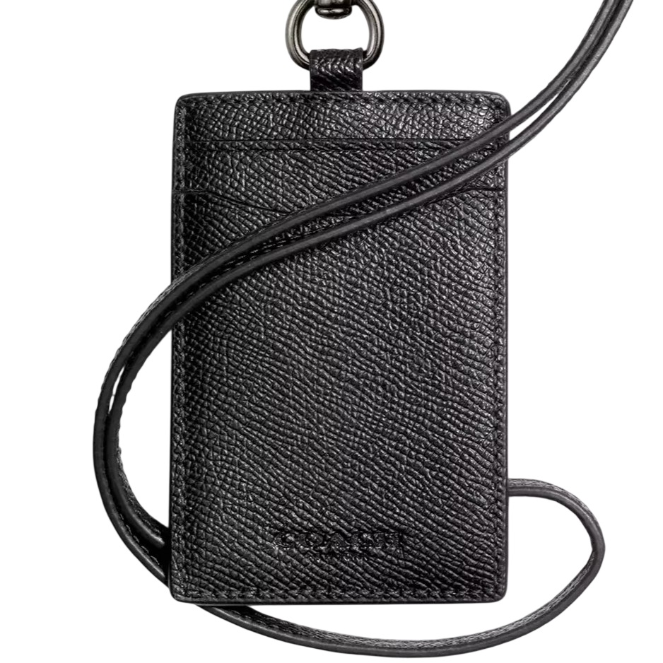 Bao đựng thẻ Coach Id Lanyard Black 25689 3