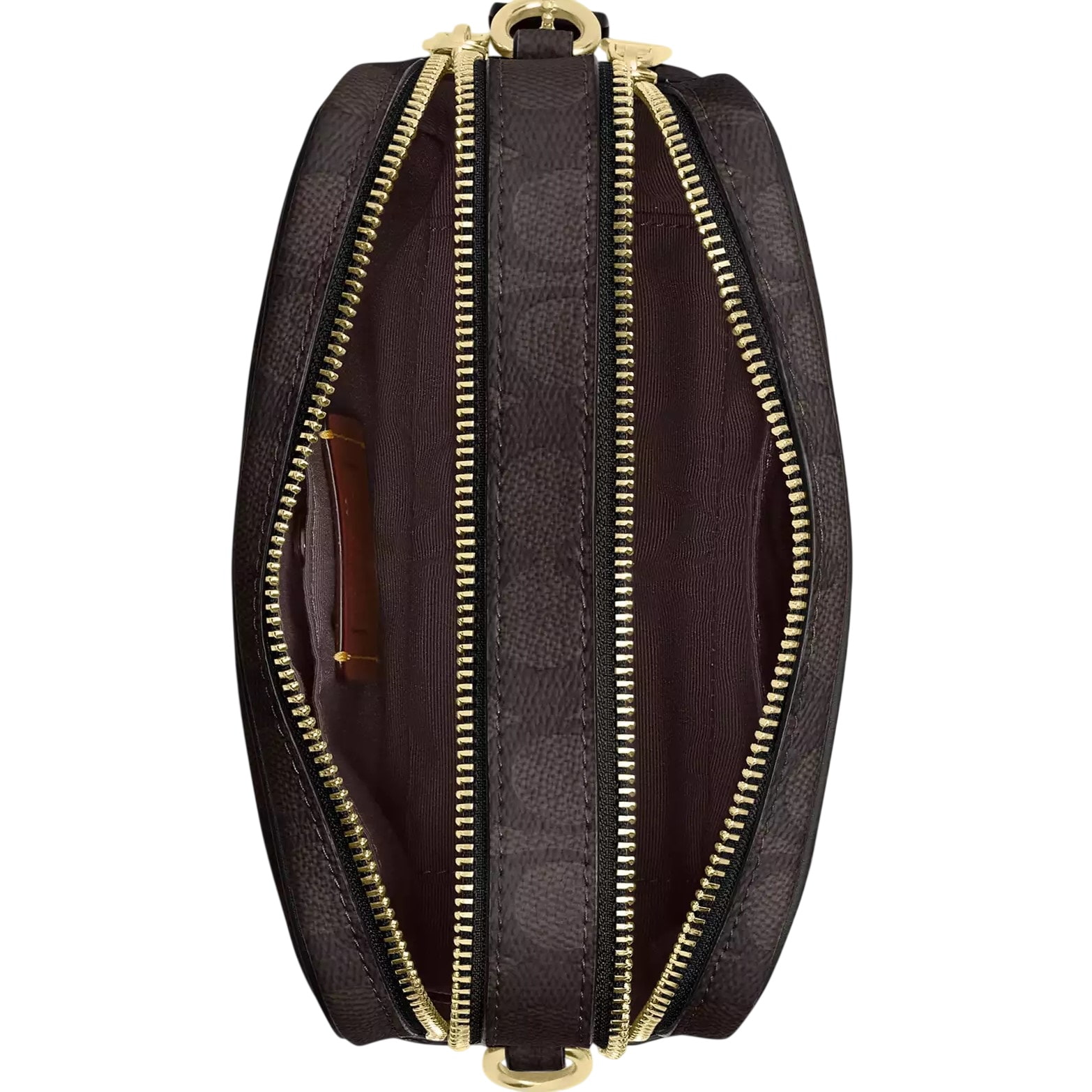 Túi Coach Mini Carey Crossbody Bag In Signature Canvas Black CEK69 3