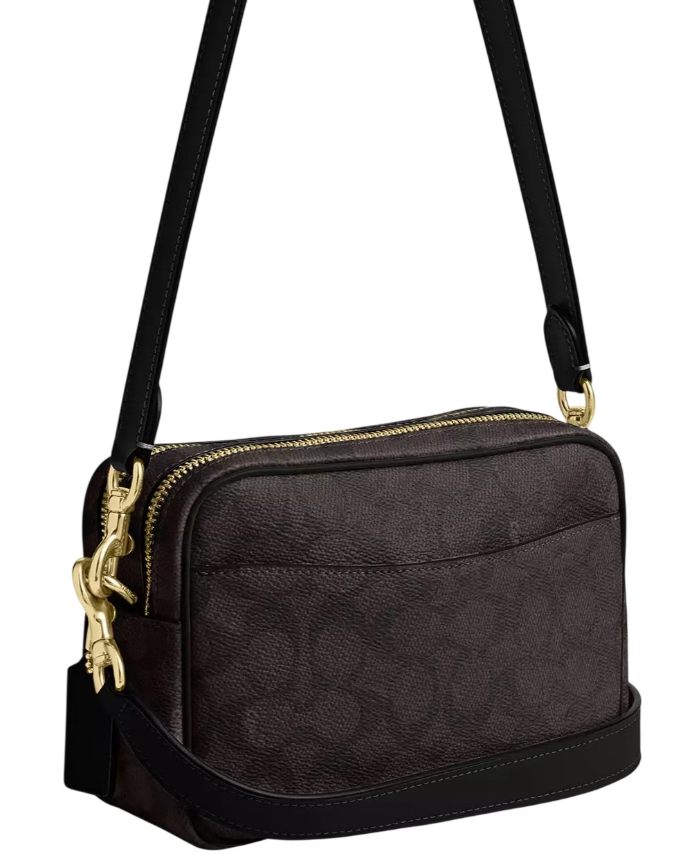 Túi Coach Mini Carey Crossbody Bag In Signature Canvas Black CEK69 5