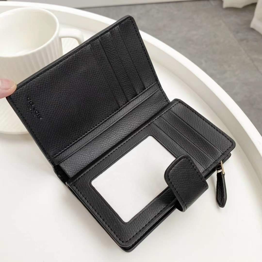 VÍ COACH MINI NỮ DA THẬT CAO CẤP | BÓP NGẮN COACH NỮ CẦM TAY MẪU MỚI NHẤT 10