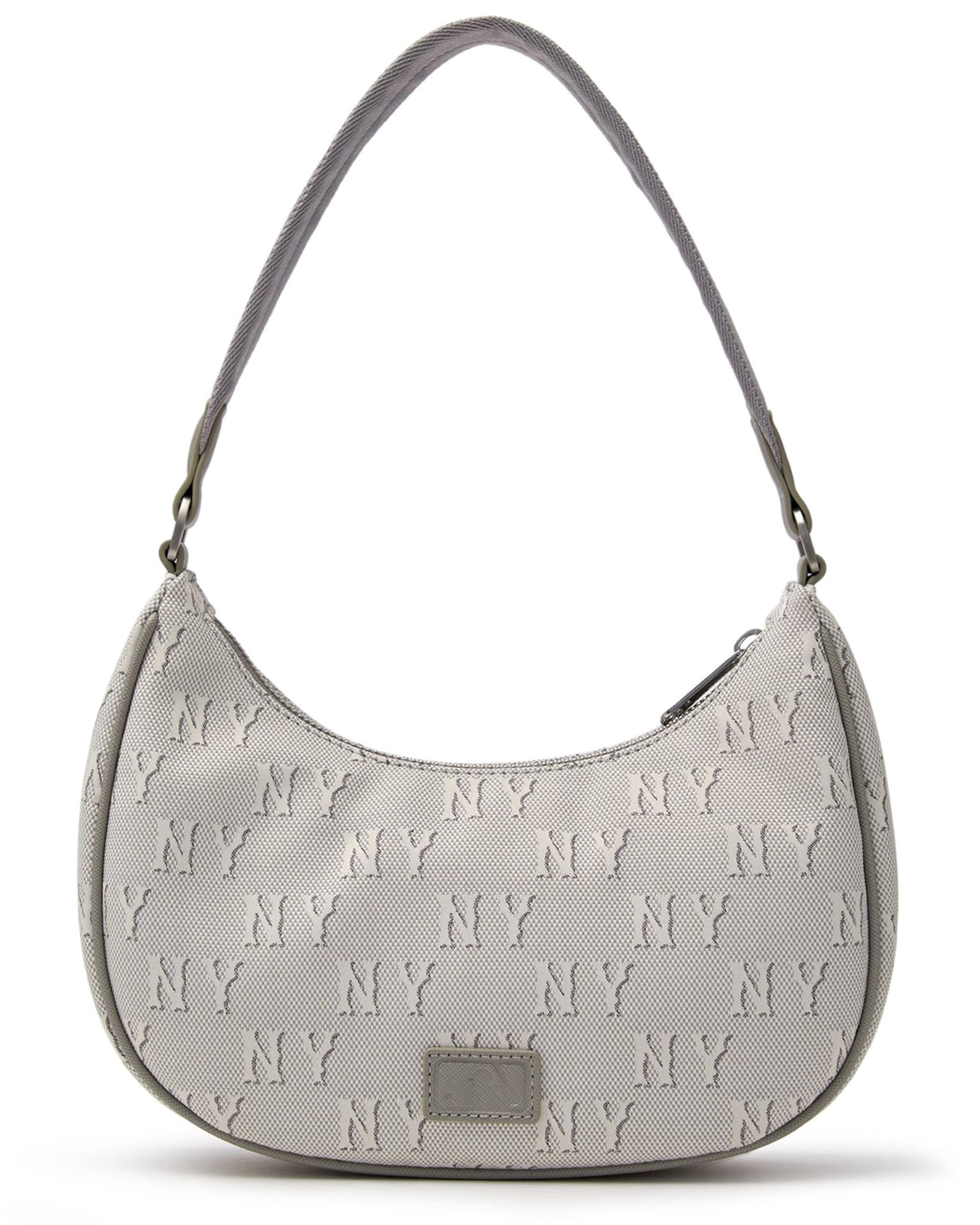 Túi Kẹp Nách MLB Hobo Monogram New York Yankees Charcoal Grey 3ABQS014N-50CGL 6