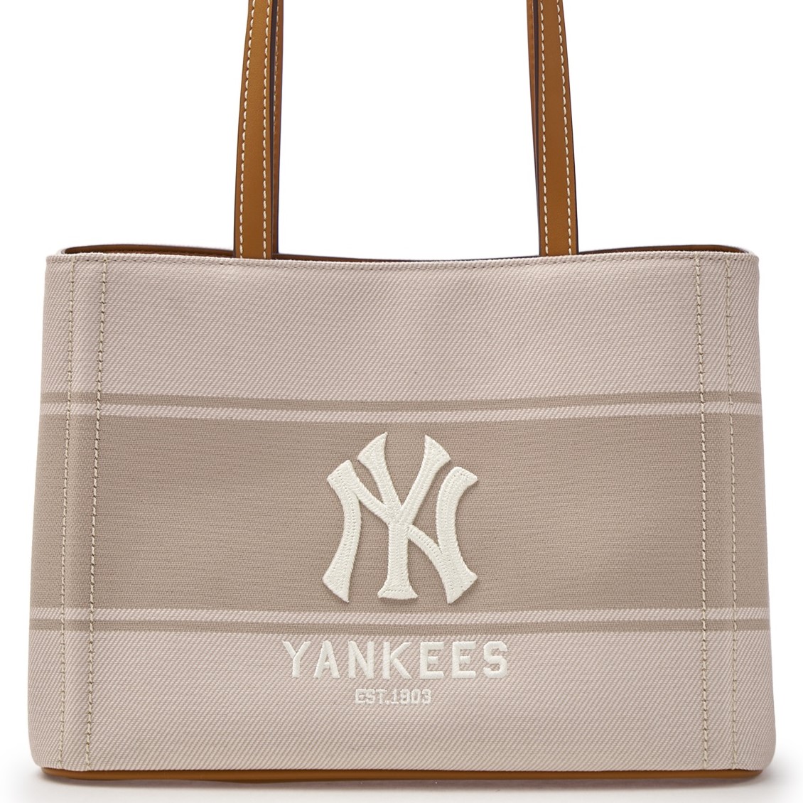 Túi Tote MLB Varsity Lettering Canvas Tote Bag New York Yankees 3ABQB015N-50CRS 10