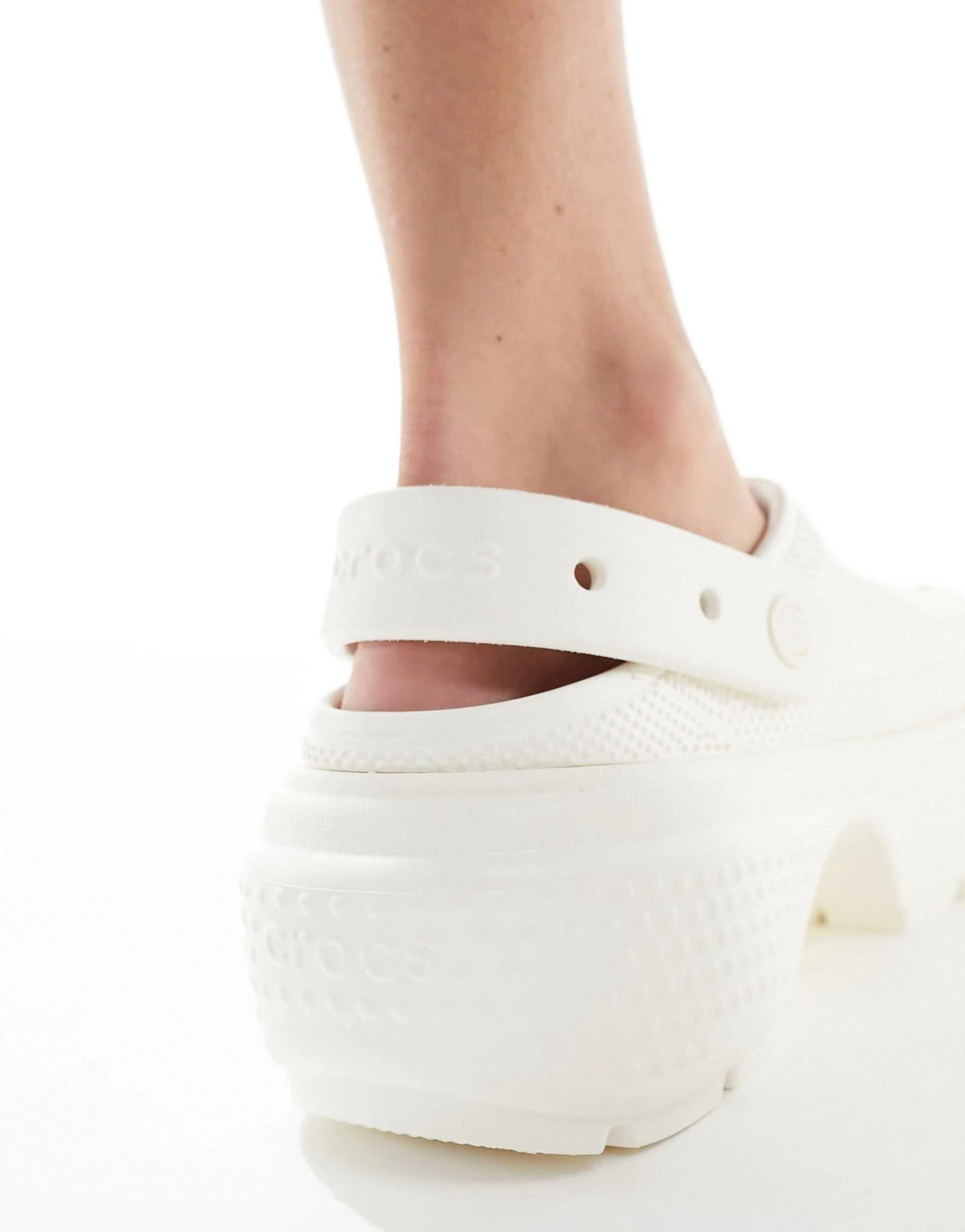 Giày Crocs Stomp Clog Platform Chalk 8