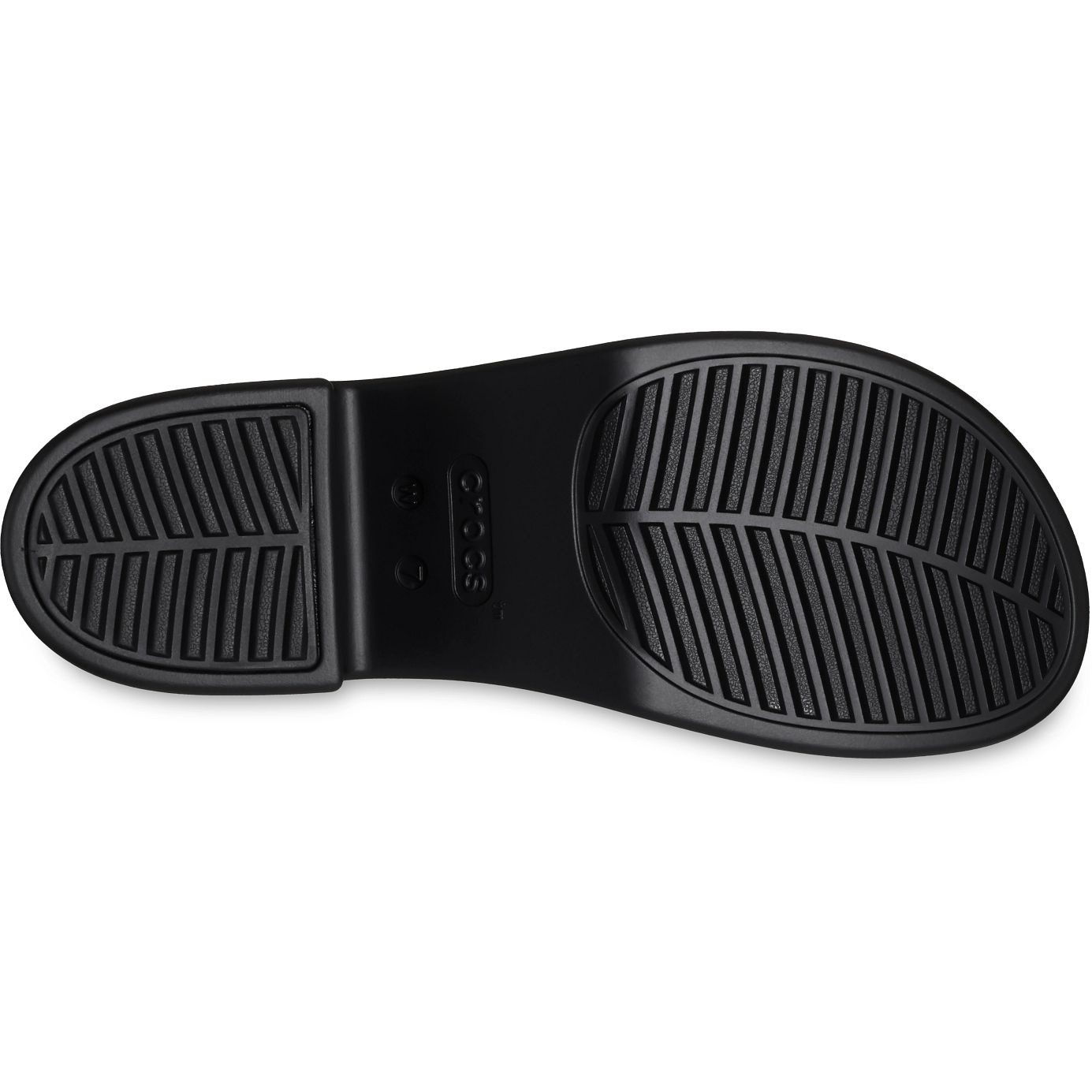 Dép Cao Gót Nữ Crocs Sandal Women Brooklyn Frocsted Slide Heel Black 5