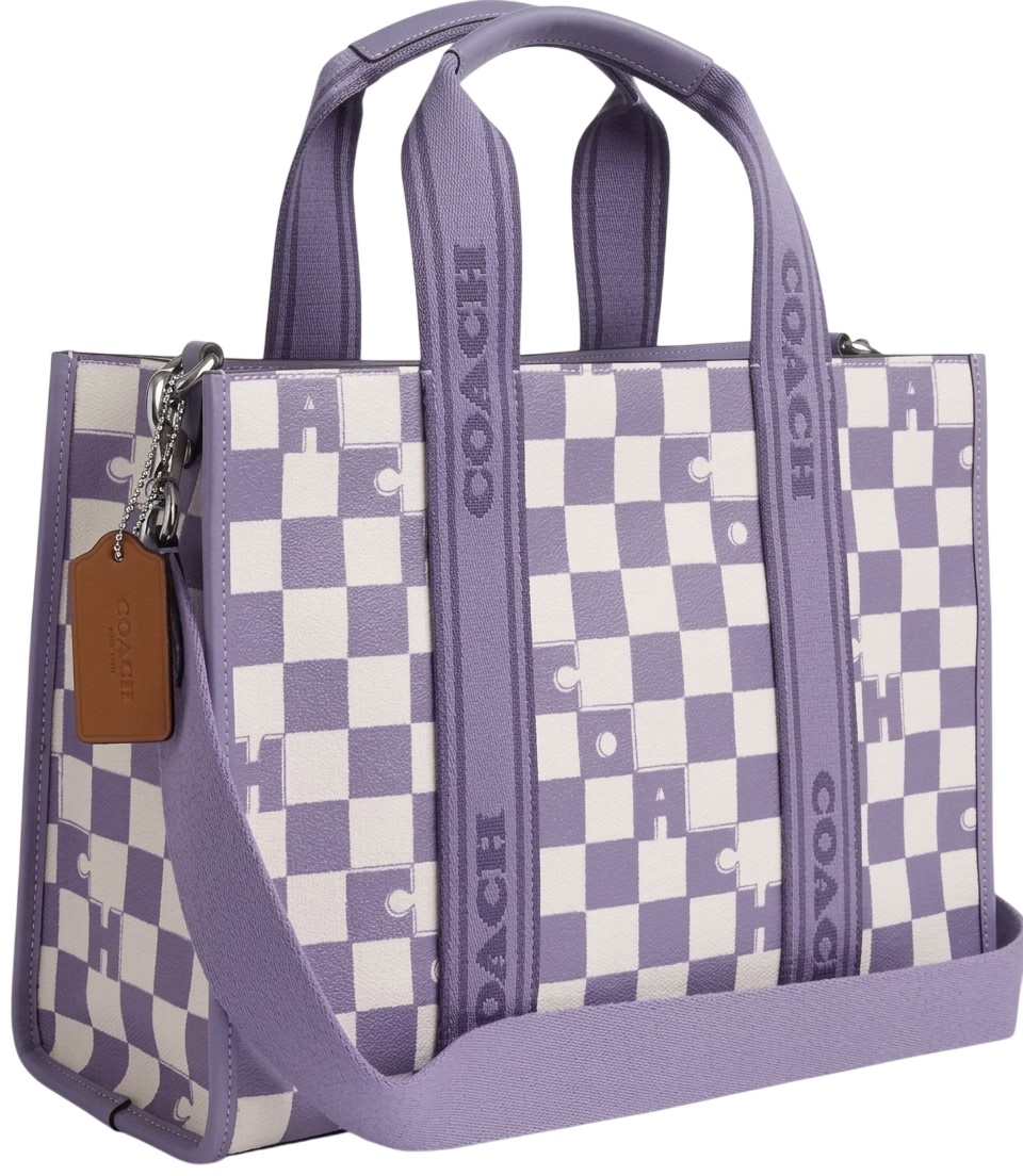Túi xách Coach Smith Tote With Checkerboard Print CR101 2