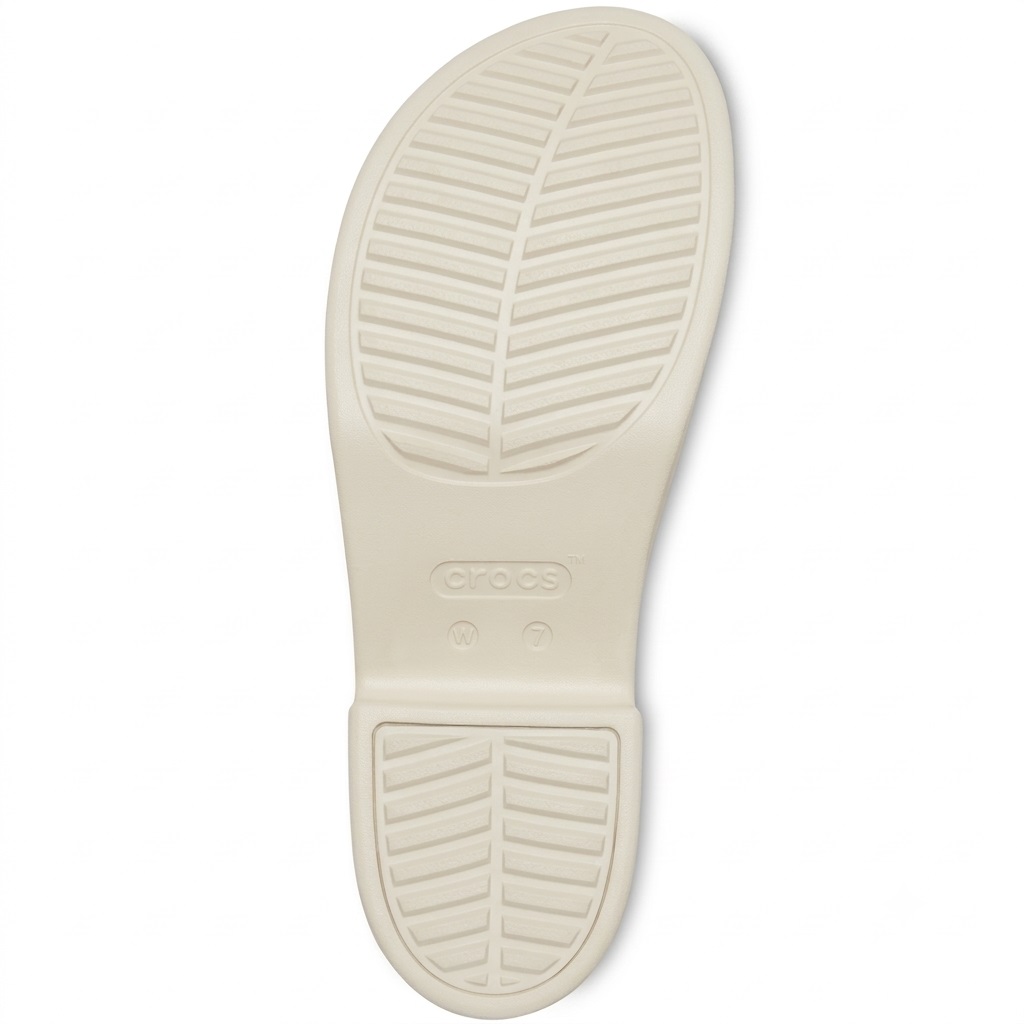 Dép Cao Gót Nữ Crocs Sandal Women Brooklyn Frocsted Slide Heel Bone 3