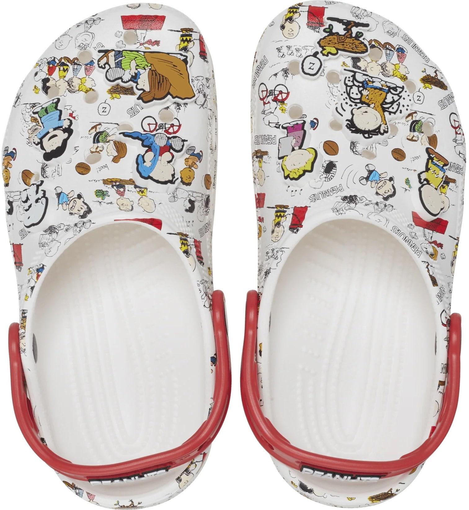 Dép Crocs Peanuts Classic Clog White 5