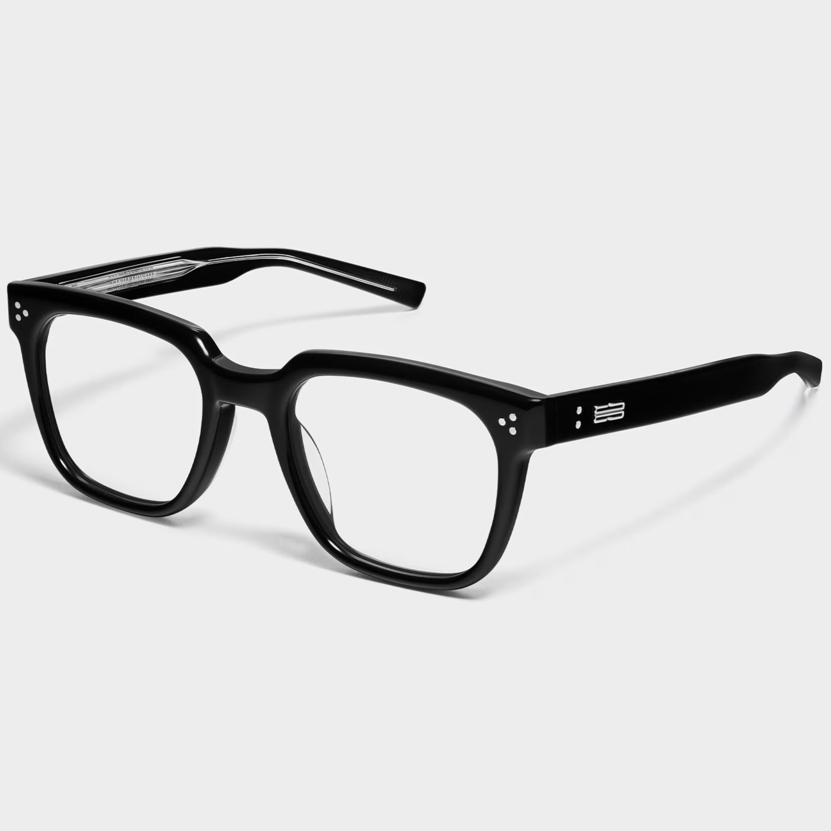 Mắt kính gọng cận Gentle Monster Monaco 01 Clear Lenses Black Acetate Frame 3