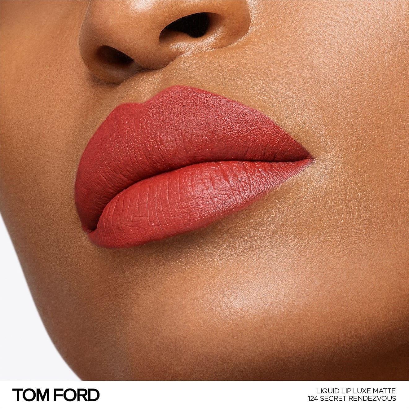 Son Kem Tom Ford Liquid Lip Luxe Matte Màu 124 Secret Rendezvous Đỏ Đất 7