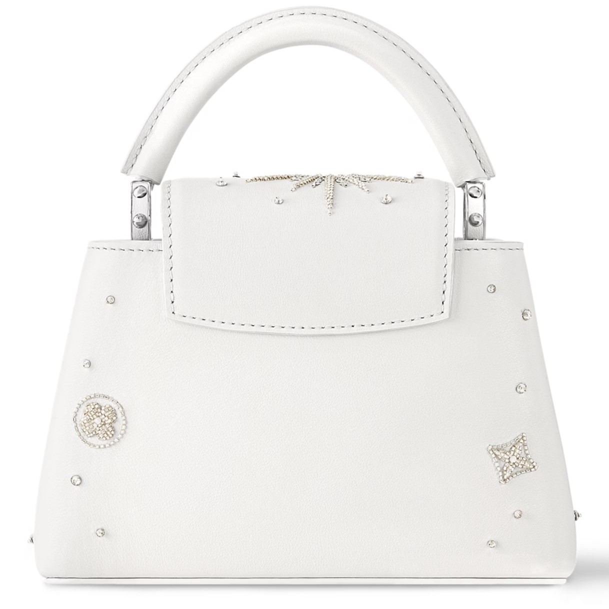 Túi Louis Vuitton Capucines Mini Optical White M11934 3