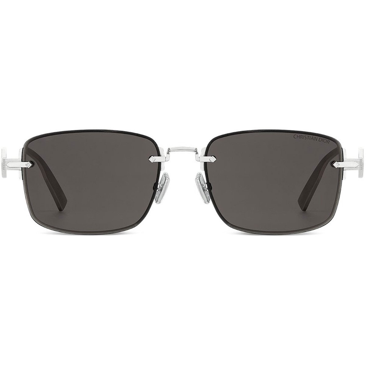 Mắt kính Dior CD Diamond S11U Rectangular Sunglasses Grey Lens 2