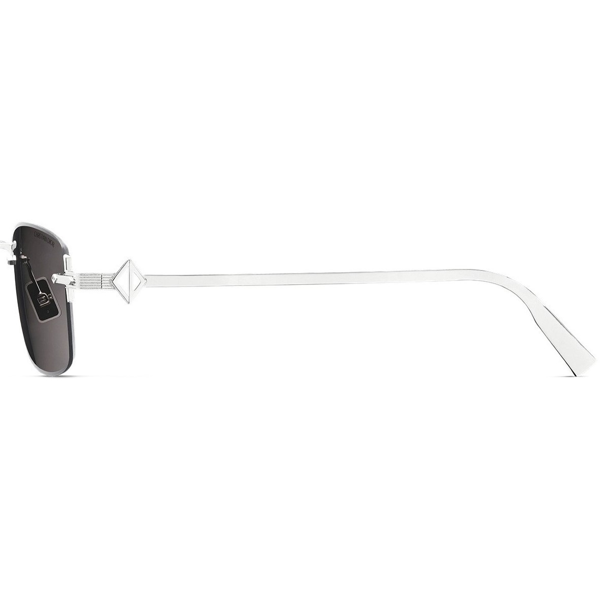 Mắt kính Dior CD Diamond S11U Rectangular Sunglasses Grey Lens 1