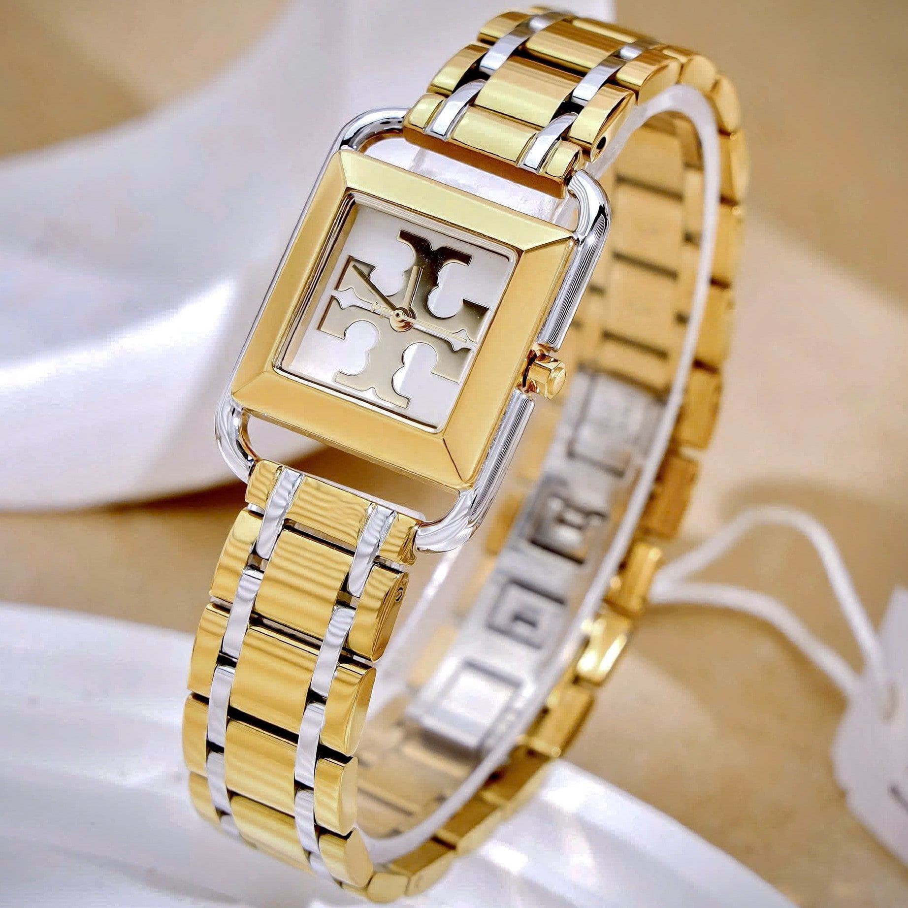 Đồng hồ nữ Tory Burch The Miller Square Womens Wristwatch TBW6013 4