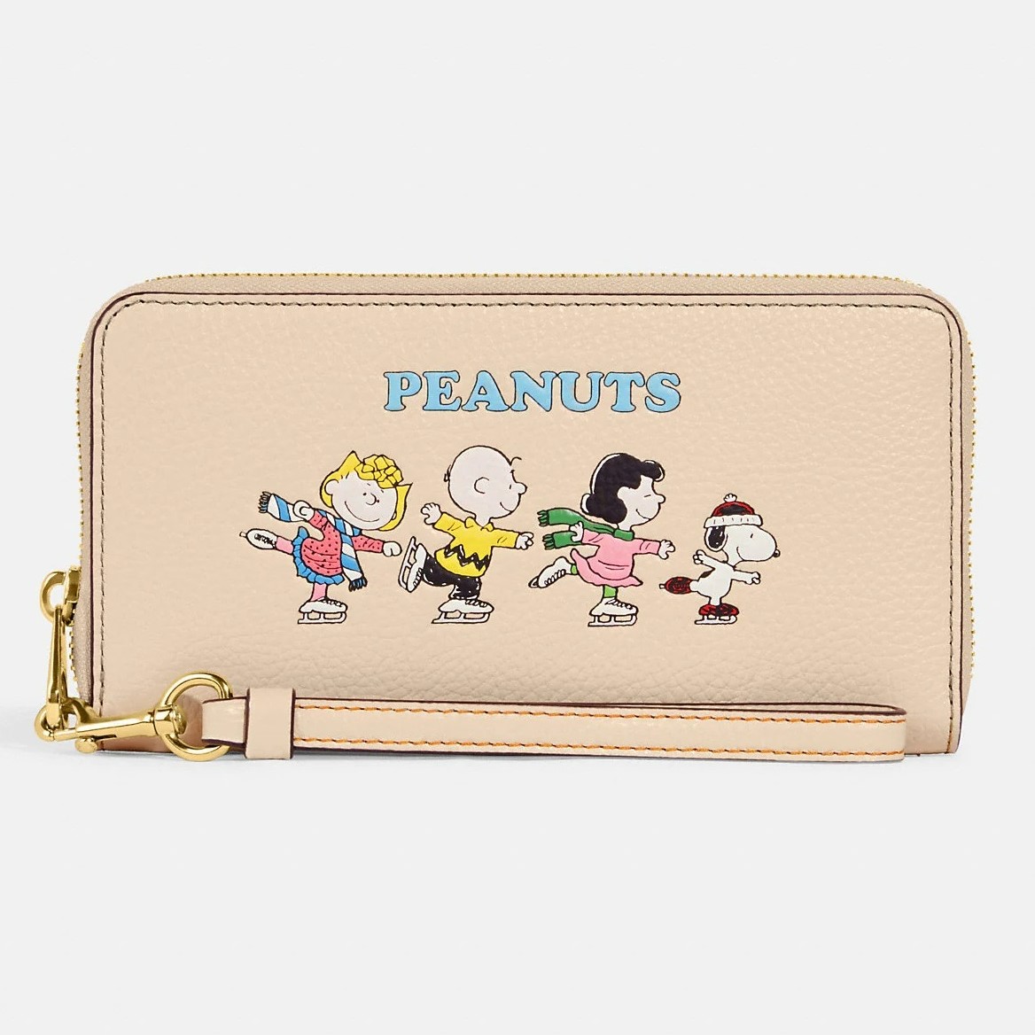 VÍ DÀI COACH X PEANUTS LONG ZIP AROUND WALLET WITH SNOOPY AND FRIENDS MOTIF 2