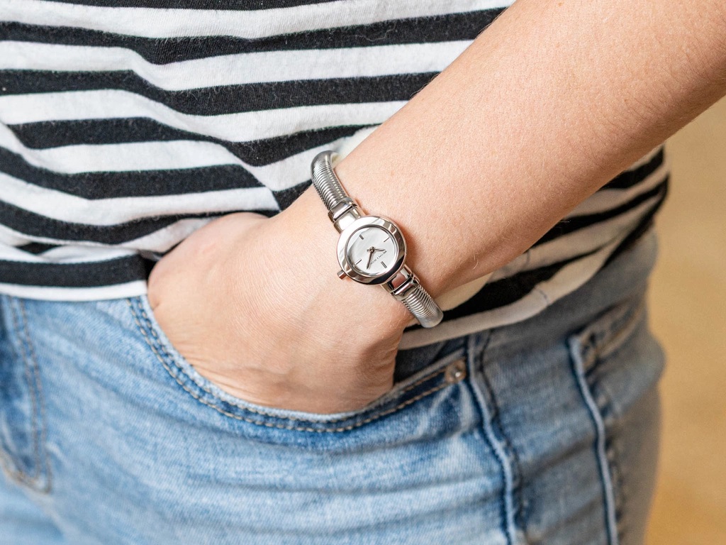Đồng hồ MK nữ Michael Kors Mini Gramercy Silver-Tone Watch MK752 1